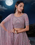glamorous purple soft net traditional wear heavy lehenga choli collection with purple soft net 13703-acy4352 Close-up View